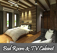 Bed Room & TV Cabinet